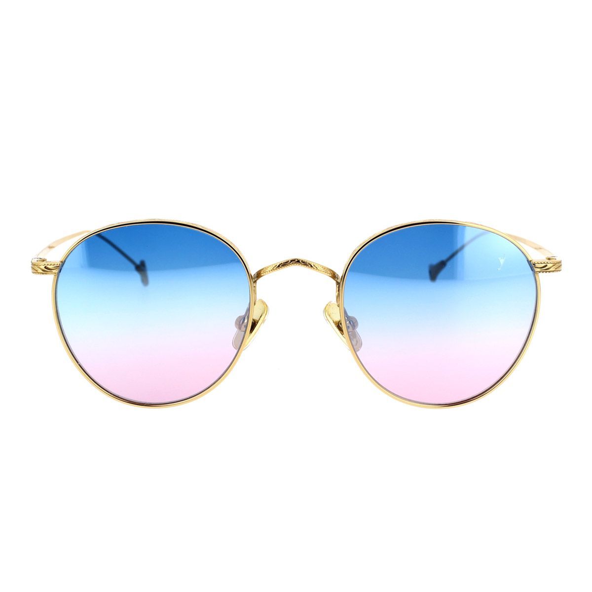 Occhiale da sole Eyepetizer Jockey oro blu rosa