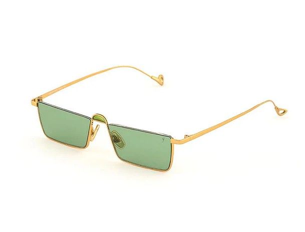 Occhiale da sole Eyepetizer Shibuya oro verde unito