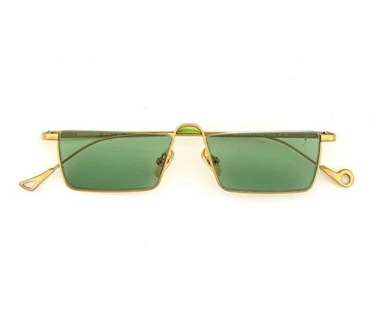 Occhiale da sole Eyepetizer Shibuya oro verde unito