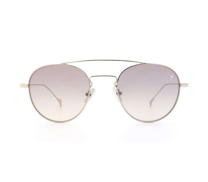 Occhiale da sole Eyepetizer Vosges argento grigio sfumato