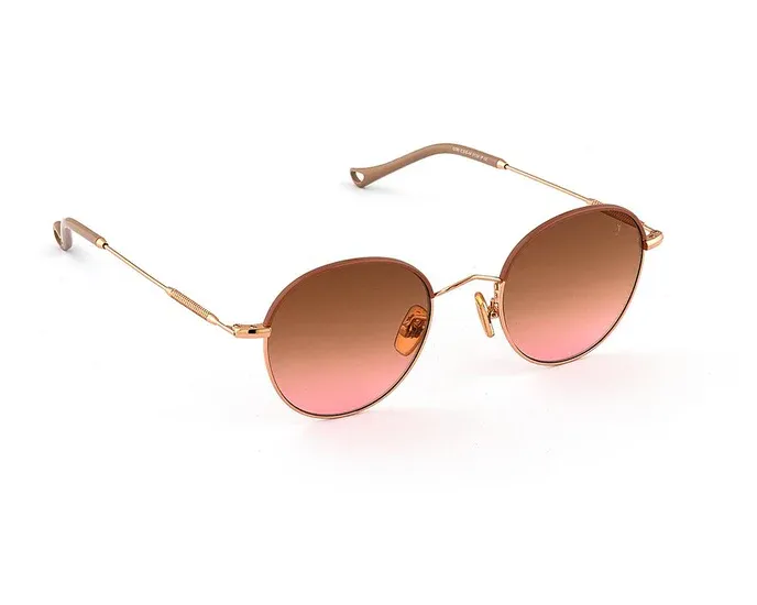 Occhiale da sole Eyepetizer Gobi oro rosa sfumato