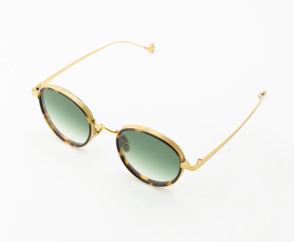 Occhiale da sole Eyepetizer Flame oro verde sfumato