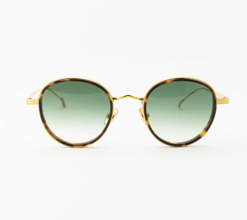 Occhiale da sole Eyepetizer Flame oro verde sfumato