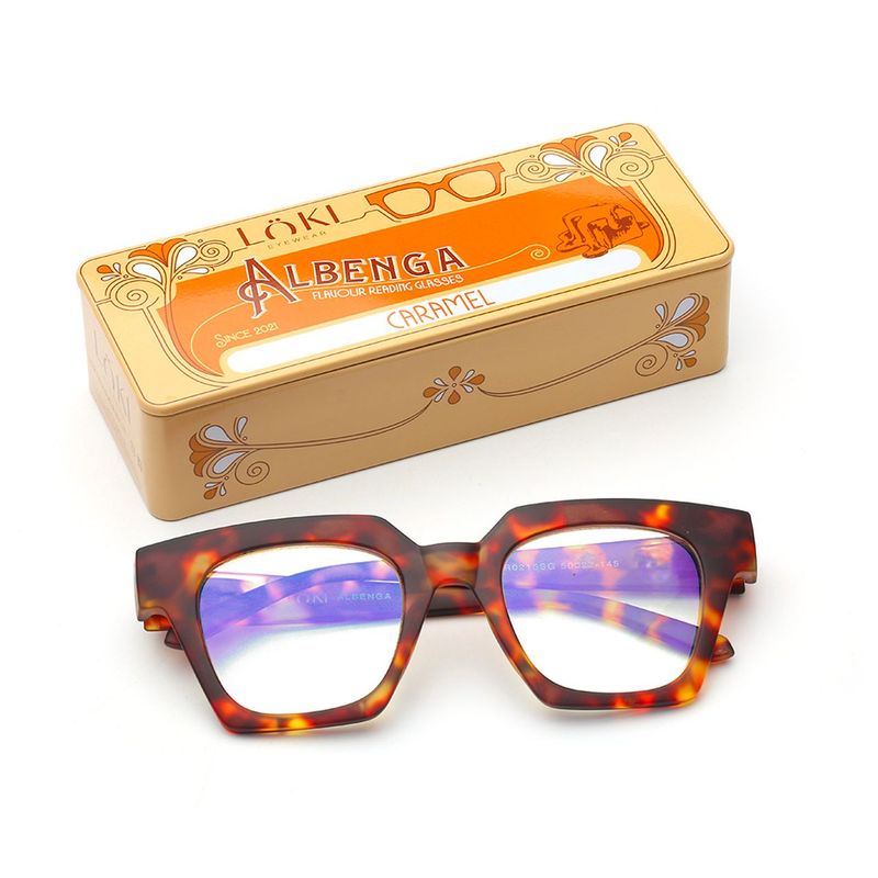 Occhiale da lettura- Reading glasses Loki Albenga Caramel