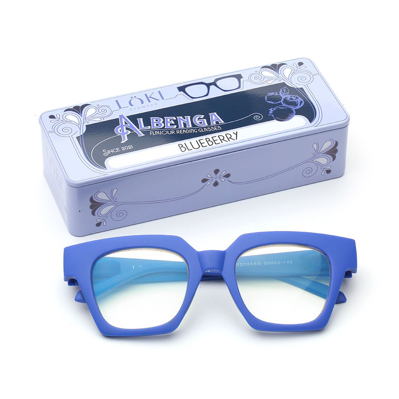 Occhiale da lettura- Reading glasses Loki Albenga Blueberry