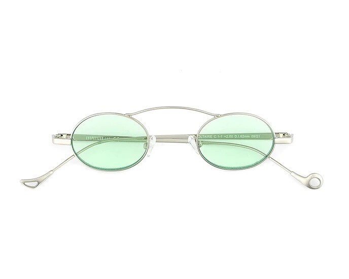 Eyes-Cream Occhiali graduati per lettura -Voltaire silver-verde Eyes-Cream Occhiali graduati per lettura -Voltaire silver-verde