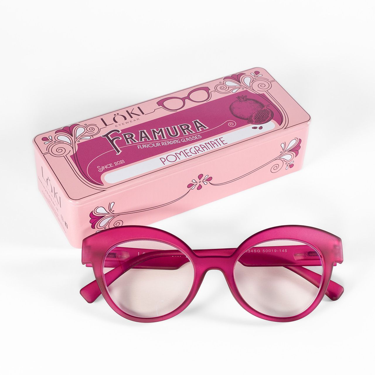 Occhiale da lettura- Reading glasses Loki Framura Pomegranate