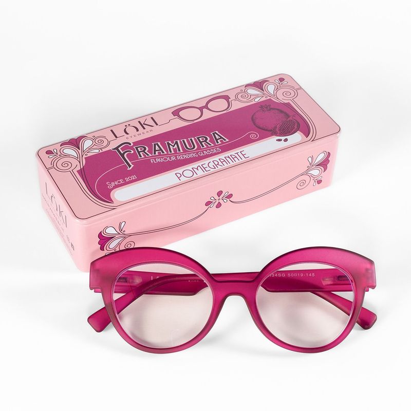 Occhiale da lettura- Reading glasses Loki Framura Pomegranate