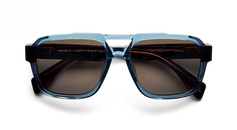 Occhiale da sole Etnia Barcelona El Reno azzurro e nero