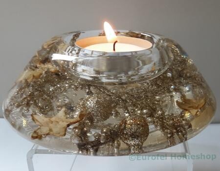 Stars of Nature Crown Classic, een Dreamlight waxinelichthouder van mond geblazen glas. Dreamlights.