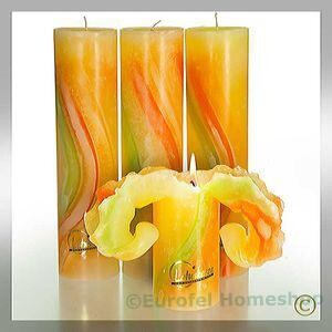 LOTUS-kaars®, hoogte: 28 cm in de kleur Aquarel VOORJAARS-tonen. Incl. een luxe doorzichtige verpakking met gebruiksaanwijzing. Art. 200027.
Het goudkleurige logo staat garant voor de echtheid. De enige kaars waarvan de schoonheid toeneemt naarmate hij langer brandt. De Lotuskaars druppelt niet, brandt ca. 160 uur, heeft een rustige vlam en verspreidt een warm en buitengewoon helder licht. Na de eerste branduren transformeert de kaars en zal gaan "bloeien" naar 2 kanten.
