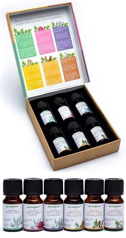 Witte Salie essentiële oliemix, in cadeauverpakking
​​​​