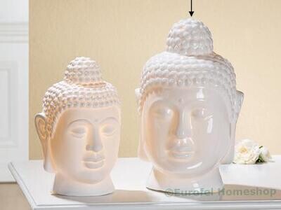 Boeddha lamp, wit porselein 29 cm. Boeddha's. 