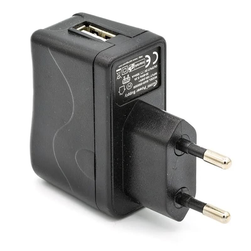 Adapter 5V voor USB kabel Led zoutlampen., zie Zoutproducten overigen.