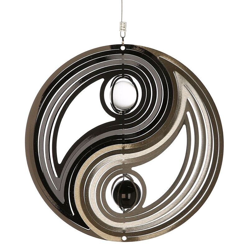 Windspinner Yin Yang, diam. Ø 25 cm.
