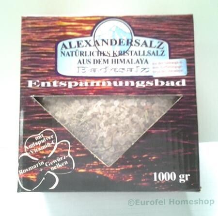 Badzout met bloesem en kruiden afkomstig uit de Himalaya. Zoutproducten overigen.