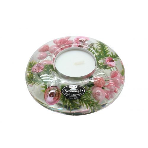 Silent Lights Rosa Ufo, een Dreamlight waxinelichthouder Silent Lights Rosa Ufo, een Dreamlight waxinelichthouder van mond geblazen glas. Dreamlight, Kerstmis
