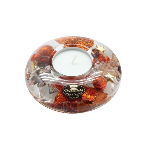 Silent Lights Orange Ufo, een Dreamlight waxinelichthouder Silent Lights Orange Ufo, een Dreamlight waxinelichthouder van mond geblazen glas. Dreamlight, Kerstmis