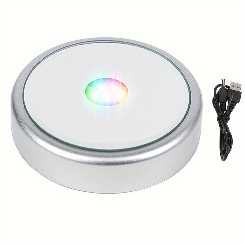 LED Display Basis zilver, meerdere kleurencombinaties instelbaar incl. USB-kabel