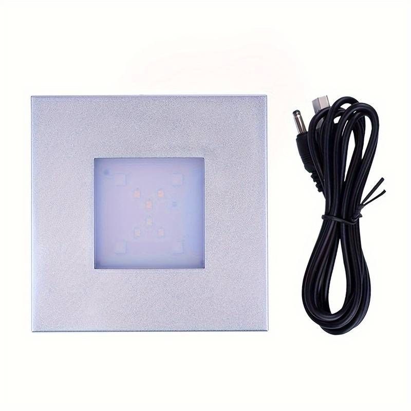Led Display Basis zilverkleurig, vierkant, op meerdere kleurencombinaties instelbaar.