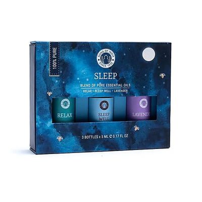 Etherische oliën Aromatherapie, set SLEEP, 3 x 5 ml. Etherische oliën Aromatherapie, set SLEEP, 3 x 5 ml.