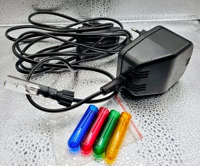 Onderwater Verlichting halogeen + 4 extra kleuren bescherm glaasjes, incl. trafo, artikel 70123