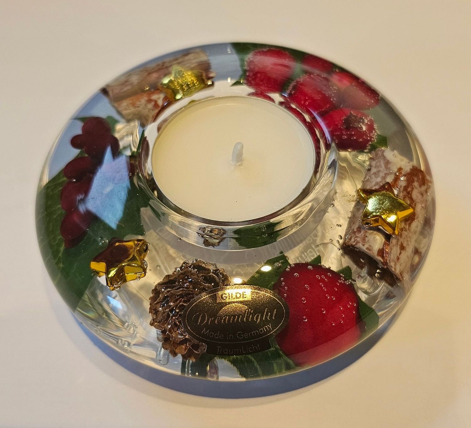 Silent Lights Red Ufo, een Dreamlight waxinelichthouder Silent Lights Red Ufo, een Dreamlight waxinelichthouder