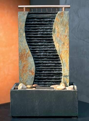 Guan, leisteen kamerfontein, incl. verlichting