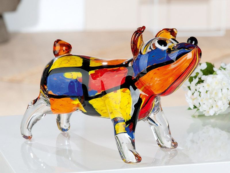 Glasart hond Paco, van het merk Gilde Casablanca