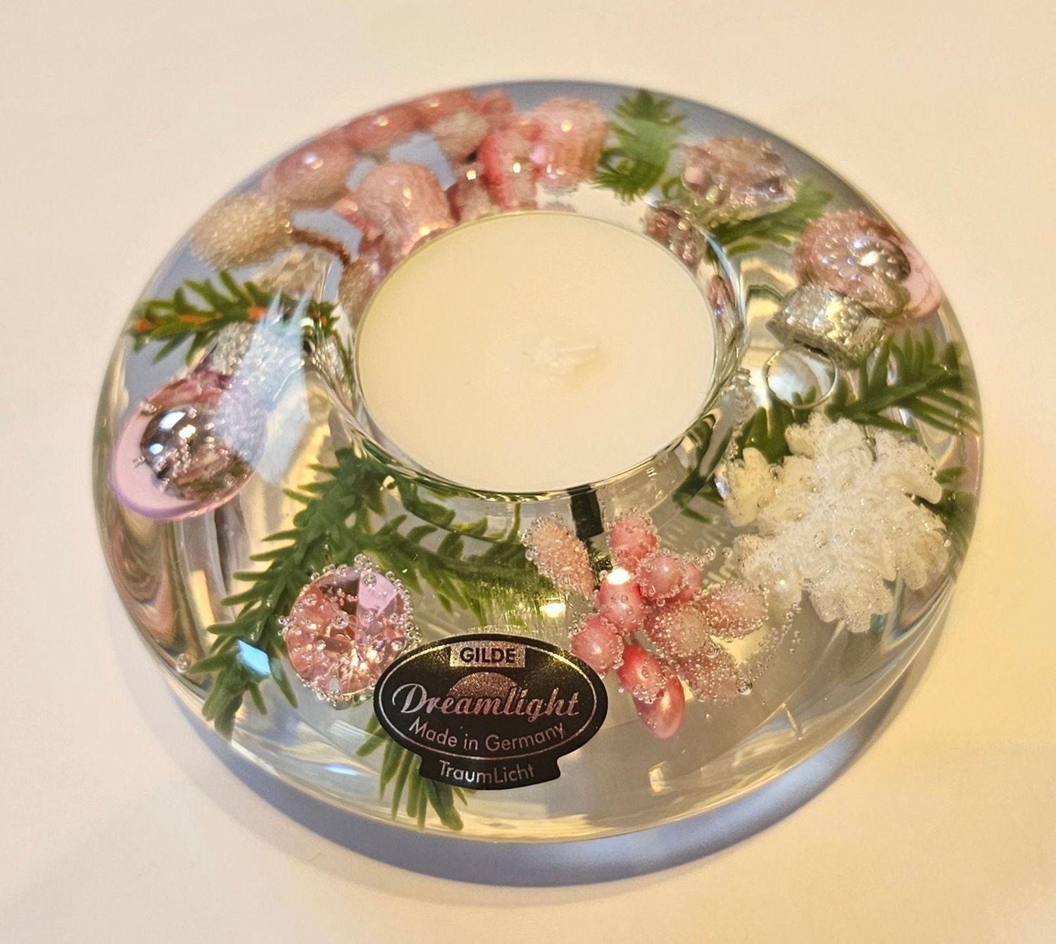 Silent Lights Rosa Ufo, een Dreamlight waxinelichthouder