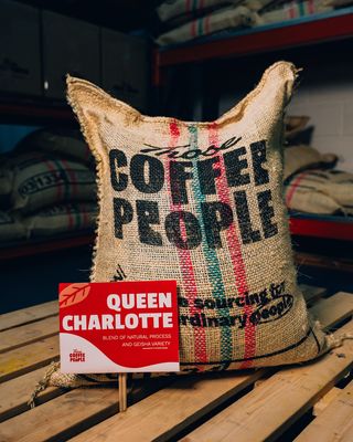Queen Charlotte Natural Process | Green Coffee Sack | From 10.60 / LB Queen Charlotte Natural Process | Green Coffee Sack | From 10.60 / LB