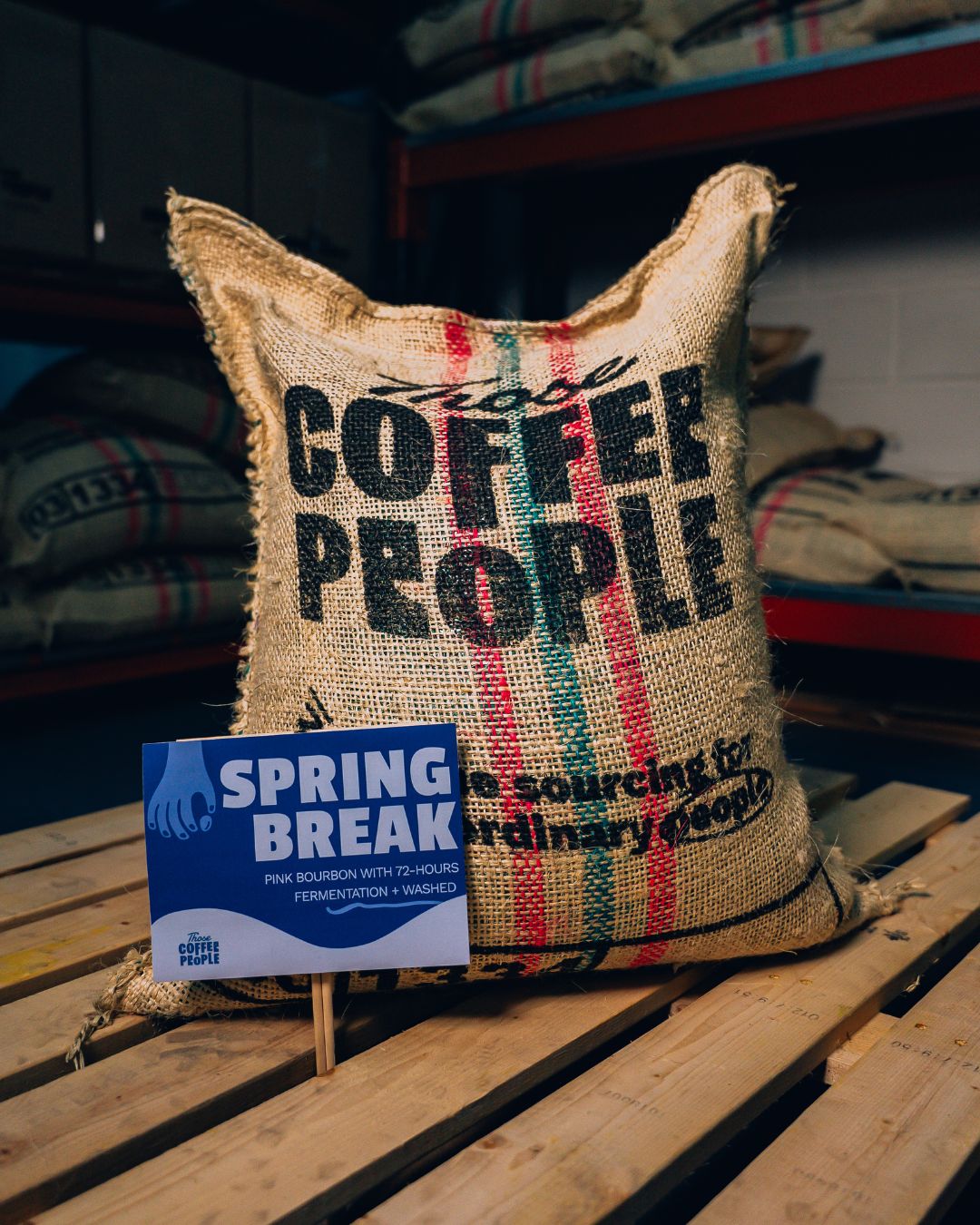 Spring Break | Green Coffee Sack | From 11.07 / LB