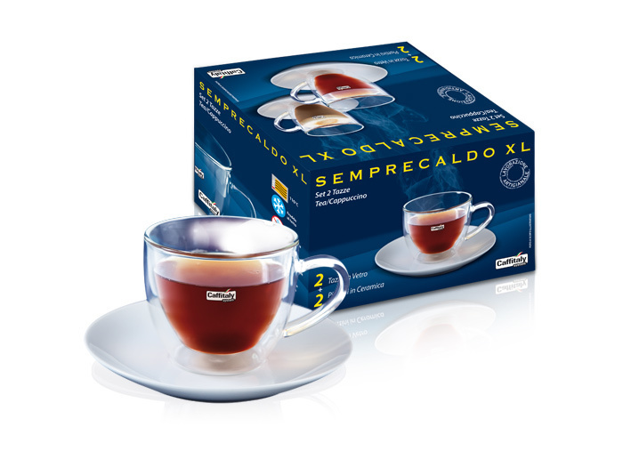 SET OF 2 CAPPUCCINO/TEA GLASS SET SET OF 2 CAPPUCCINO/TEA GLASS SET
