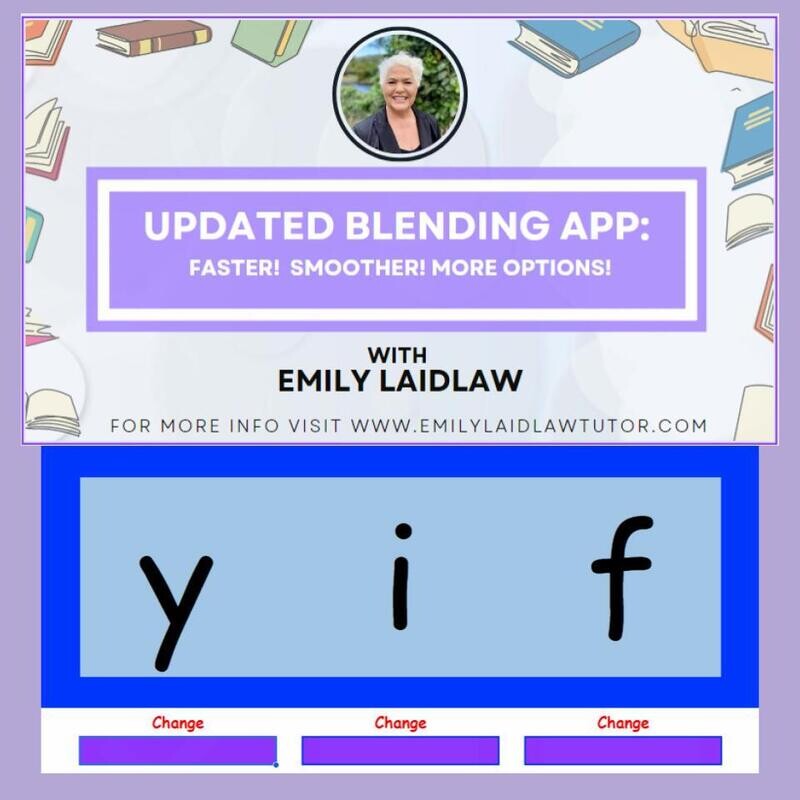 Blending app - Nonsense Word Generator