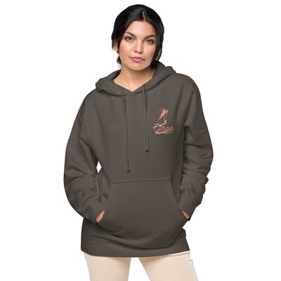 Orange Cuckoo pull-over unisex hoodie