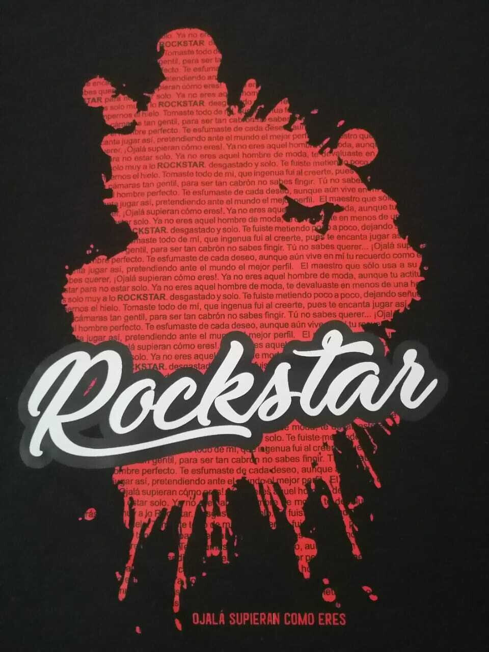 Playera &quot;Rockstar&quot; (MX)