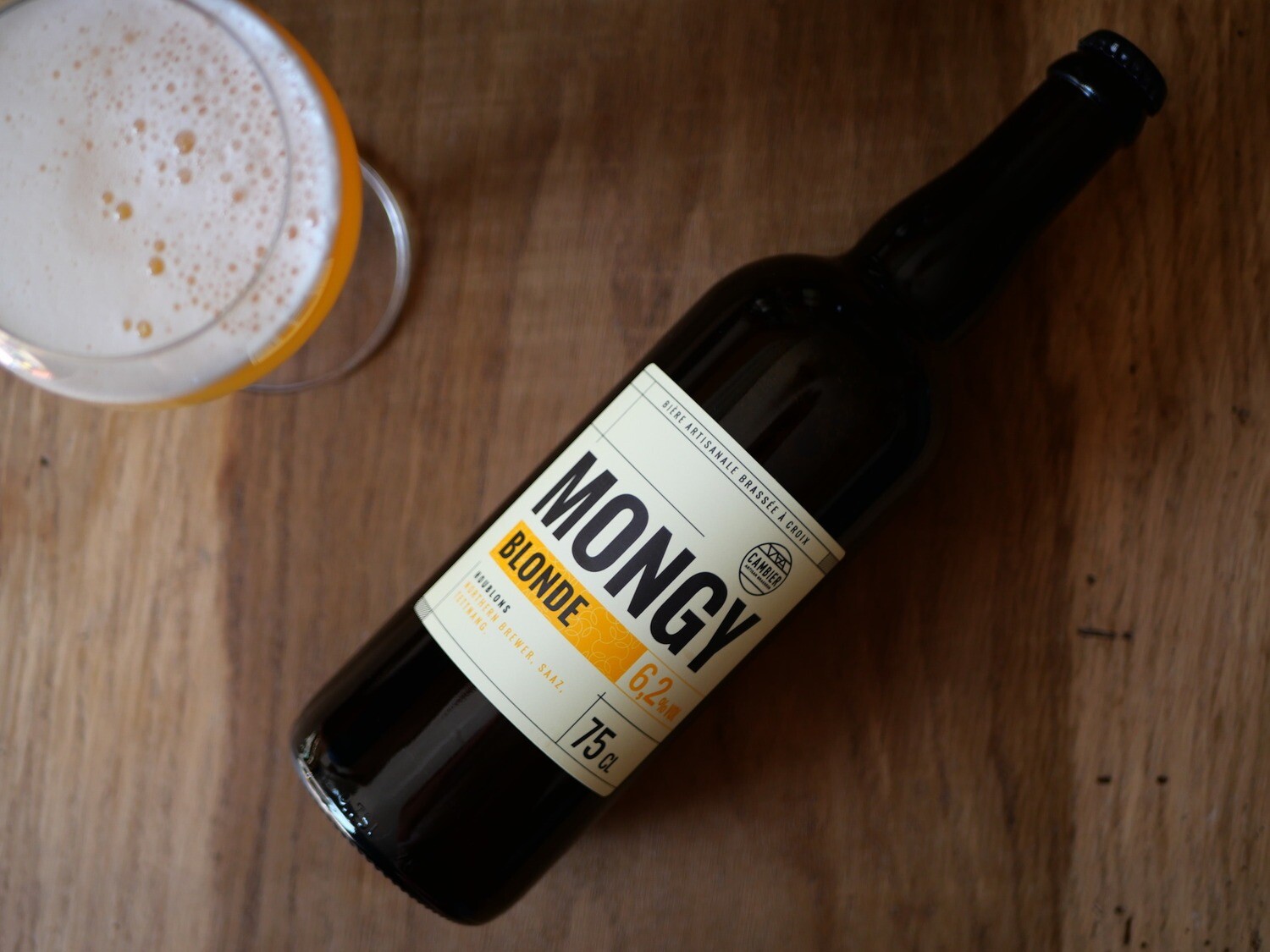 Mongy Blonde - Brasserie Cambier (75 cl)