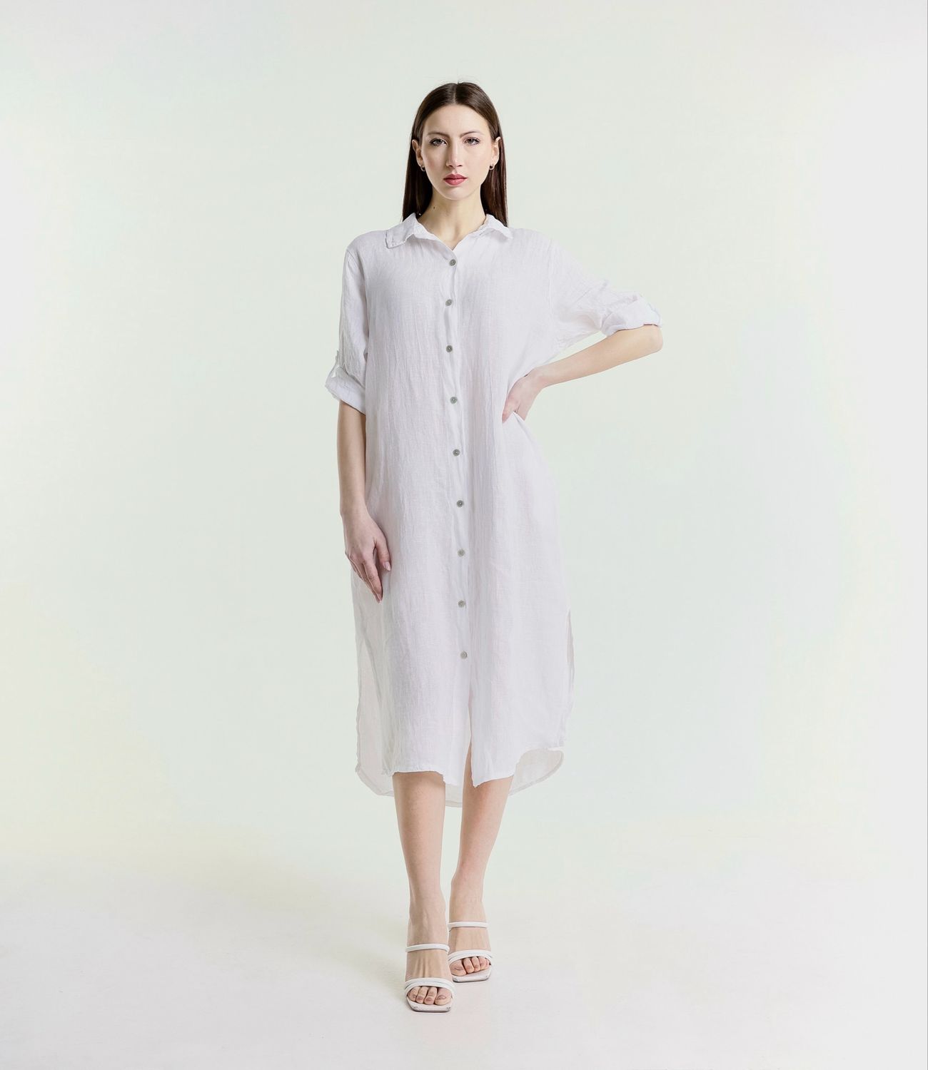 Damenkleid 100% Leinen
