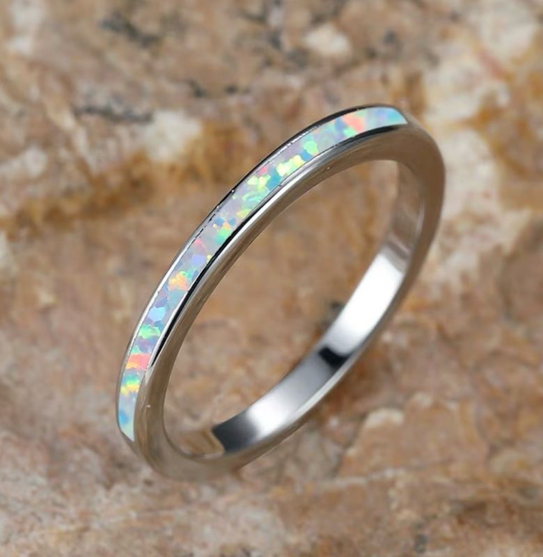Opalring Silver