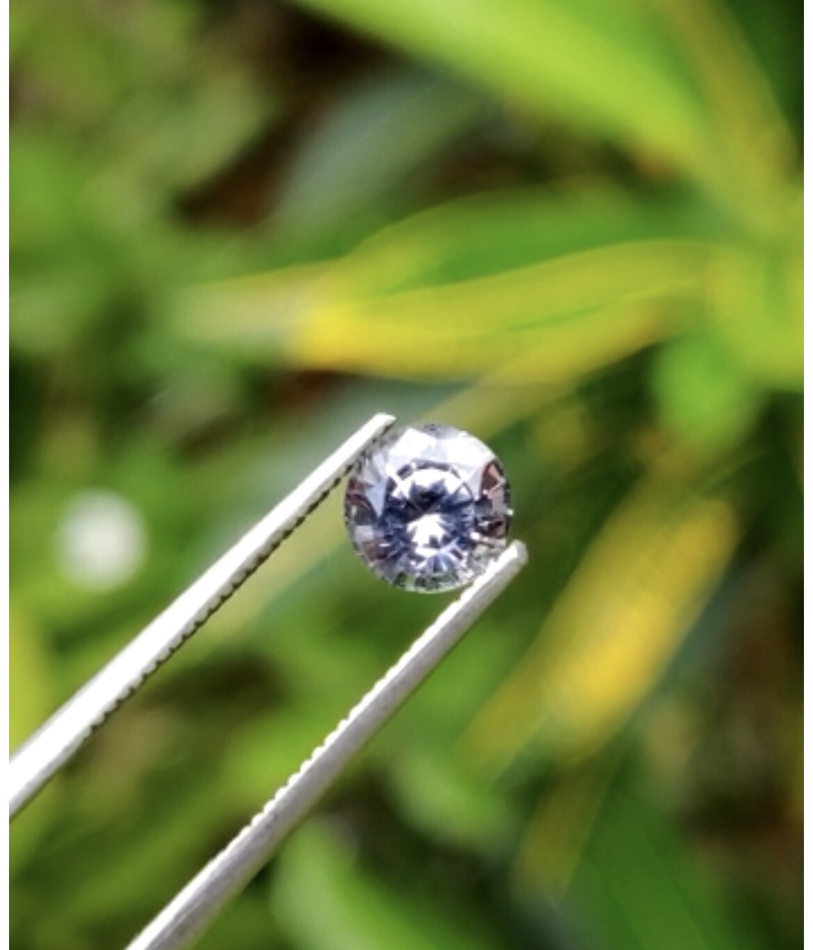 Violet Round Spinel