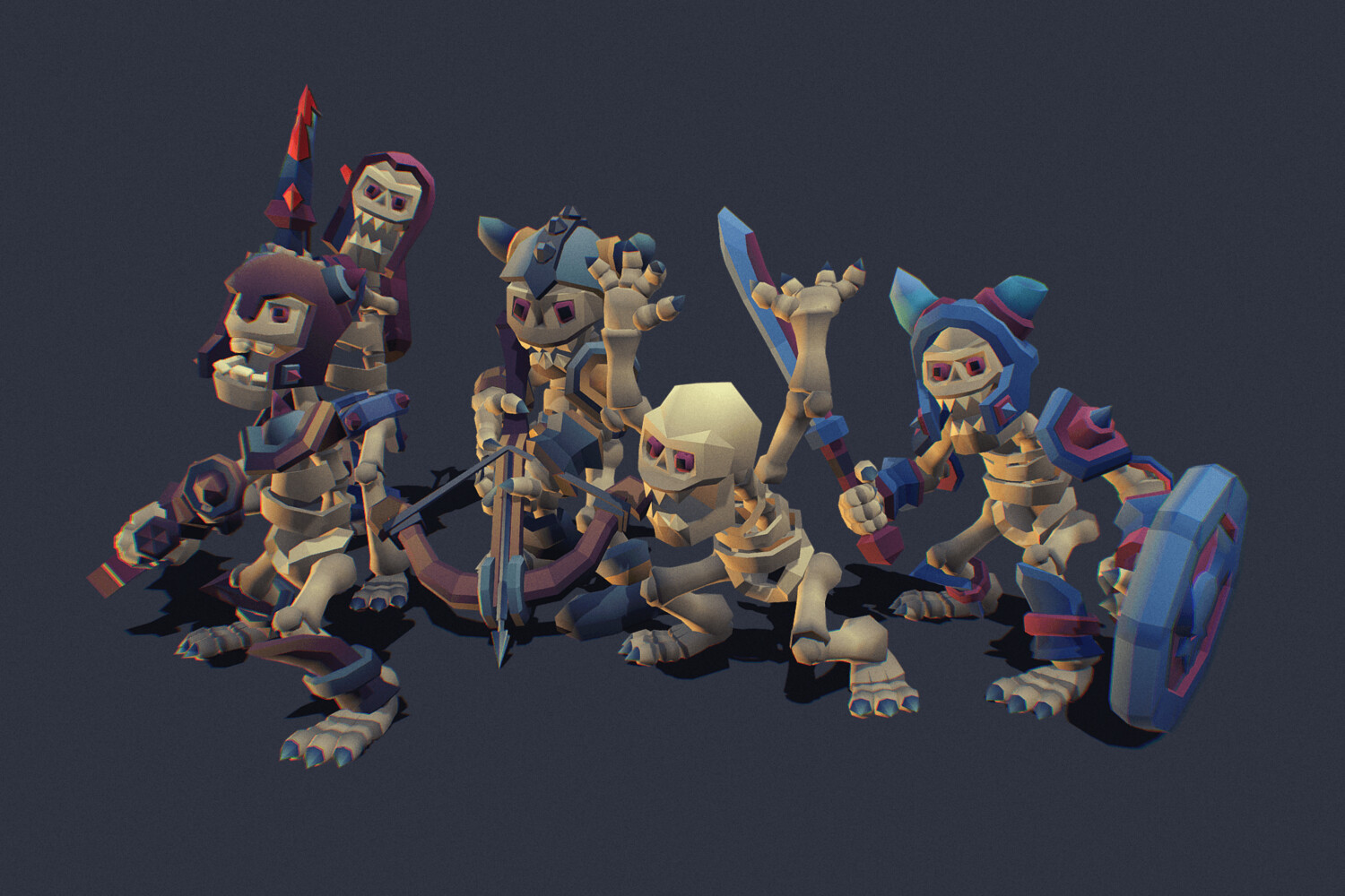Catacomb Skeletons Team 'Brave Series'