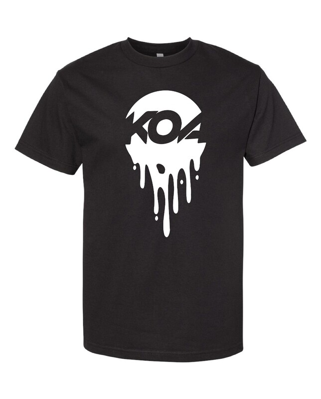 T-shirt noir "KOA" imprimé sur du coton