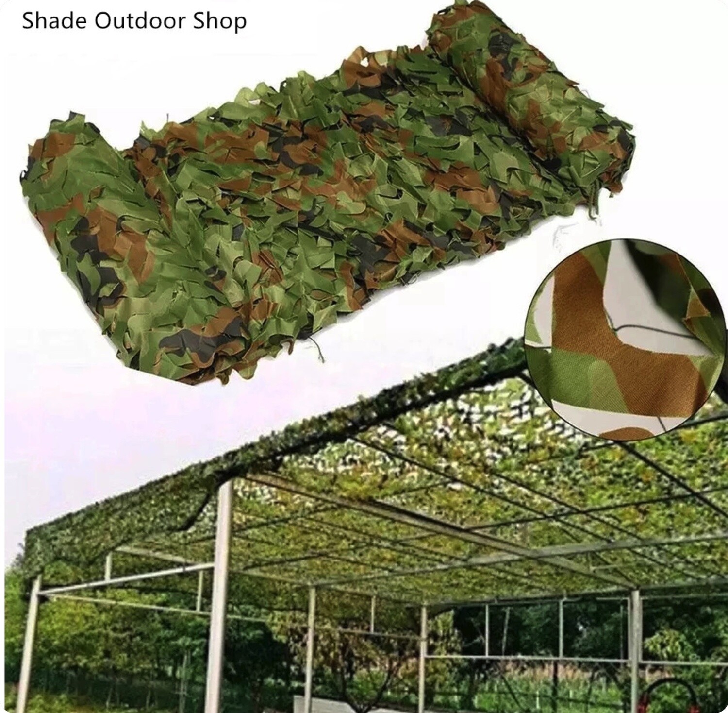 Camouflage Net 1.5M*2 3 4 5 6 7 8 9 10M Wide Camouflage Camo Netting Bulk Roll Decoration Sun Shade Party Camping Desert Jungle