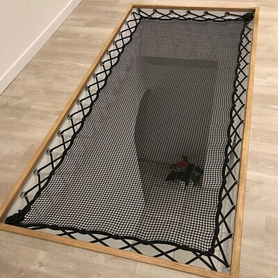 Indoor and Outdoor Suspended DIY Loft Net Bed Hammock Floors Hammock Lying Net for Kids and Adults