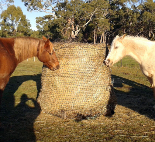 5x4ft 1.6'' hole Rouns bale nets, Custom Black Polyprolynene Slow Feeder Knotless Round Bale Hay Net /Mesh size