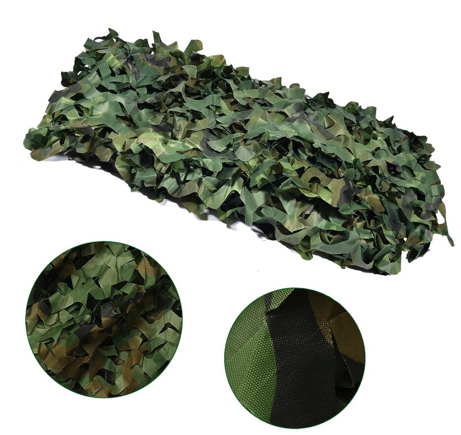 Camouflage Net Camo Netting Camping Sun Shelter Sunshade Mesh for Hunting Shooting Military Interior Decoration Net Car Awning