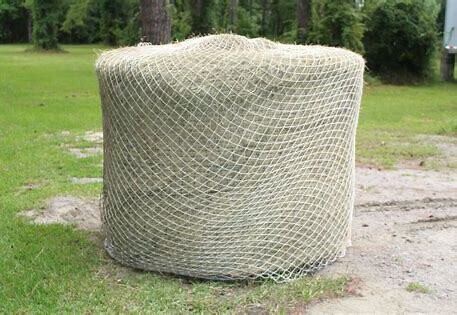 7x7ft with 1.18''holes Round Bale Hay Net Slow Feed - Durable Round Bale Feeder for Horses - American market UV Resistant Nylon Net