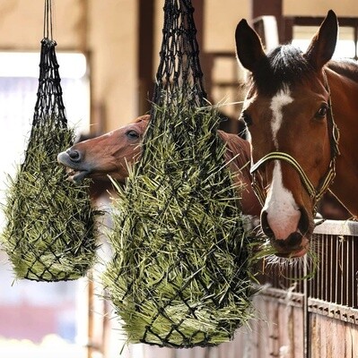 1.9&#39;&#39; hole Slow Feed Hay Net Bag China Factory Price Horse Hay Net Large Hay Feeder Net For Horses