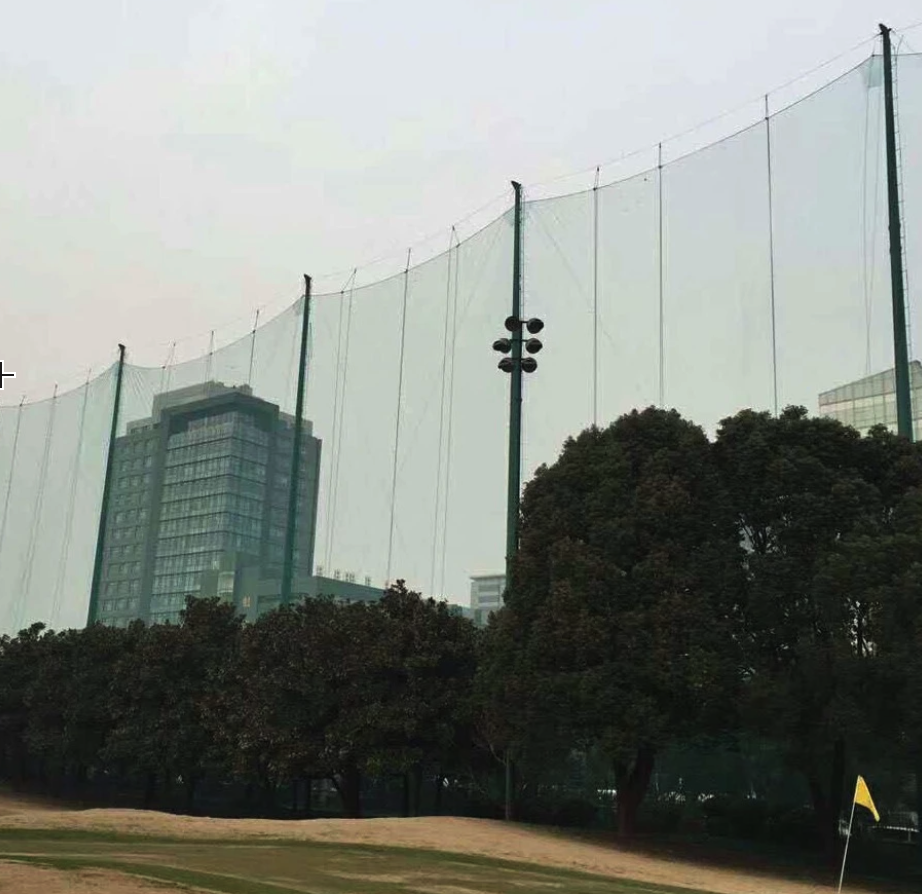 1.6'' hole, 1x1m(3.2x3.2ft) knotted HDPE Cricket Net Cage/Cage Nets For Pitching And Hitting mesh size 4x4cm