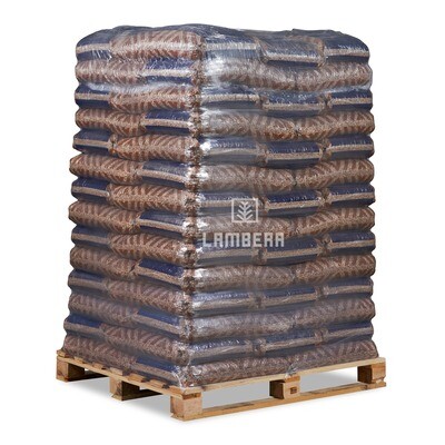 ENplus A1 medžio granulės ''LAMBERA Pellets'', / PREMIUM kokybės / Paletė 1050kg ENplus A1 medžio granulės ''LAMBERA Pellets'', / PREMIUM kokybės / Paletė 1050kg
